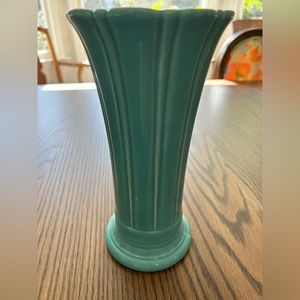 Turquoise Fiestaware vase
